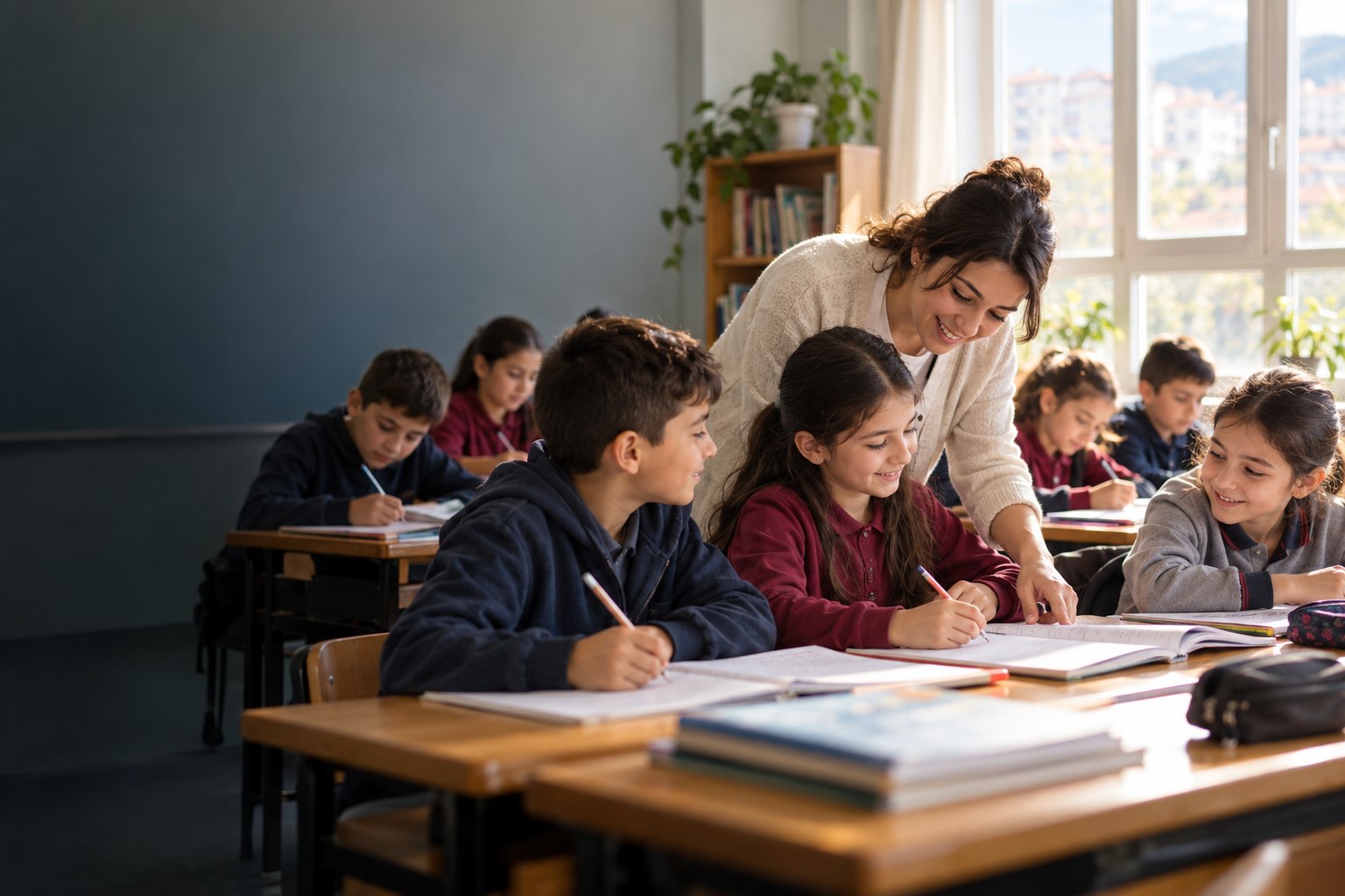 Eğitim desteği öğrencilerle buluştu